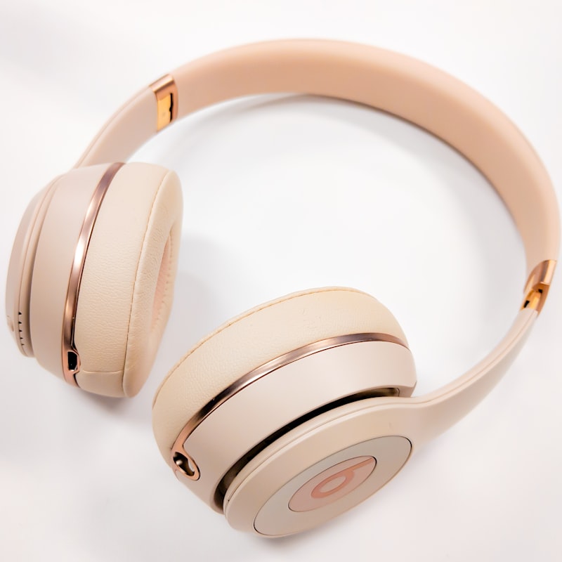Rose Gold Headphones